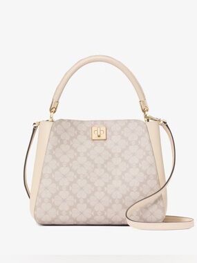 Kate Spade Spade Flower Pvc Medium Top Handle Satchel / Crossbody Bag